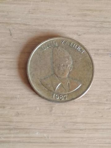 ZAIRE 5 Zaïres 1987 beschikbaar voor biedingen
