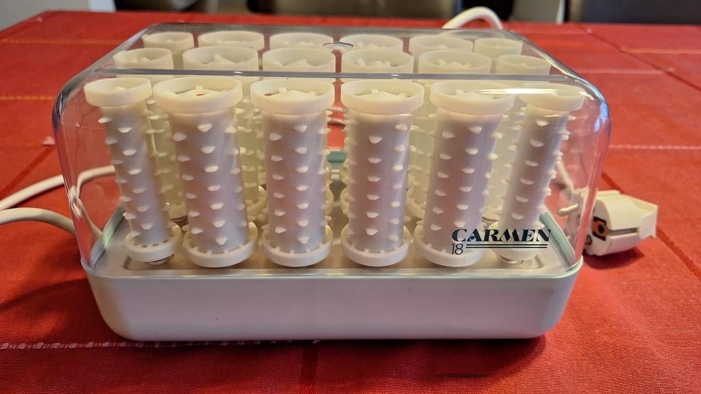 Vintage elektrische krulspelden – Carmen Set C18 NL, Handtassen en Accessoires, Uiterlijk | Haarverzorging, Ophalen, Nieuw, Haarspeld