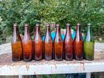 Oude vintage bierflessen brouwerij Meynsbrughen Silly, Ophalen of Verzenden