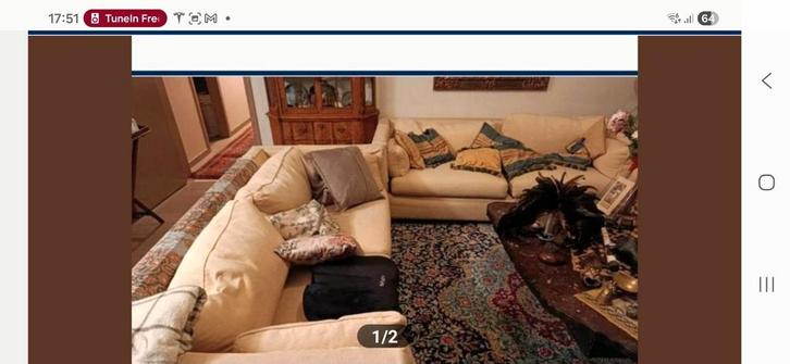 2 Magnifiques canapés en tissu blanc, Tickets & Billets, Réductions & Chèques cadeaux