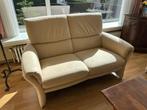 Alcantara beige Zetel 3-zit en 2-zit, Huis en Inrichting, Ophalen, Minder dan 75 cm, 150 tot 200 cm, Driepersoons
