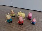 Peppa pig: verschillende figuurtjes en picknickmandje, Ophalen, Zo goed als nieuw