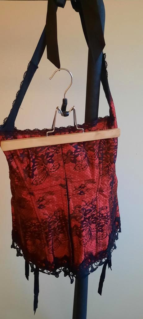 Korsetje met halter, Kleding | Dames, Ondergoed en Lingerie, Body of Korset, Rood, Ophalen of Verzenden