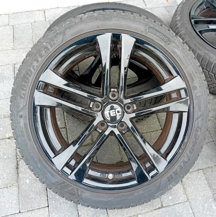 Winterbanden Mercedes A B Cla W177 TPMS 5x112 18inch 9&7mm❄️, Auto diversen, Tuning en Styling, Ophalen