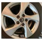 Orginele Toyota velgen 17” tmps sensoren Dunlop zomerbanden, Auto-onderdelen, Ophalen, 215 mm, Velg(en), 17 inch