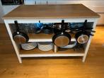 Keukeneiland Tornviken Ikea wit, Huis en Inrichting, Keuken | Keukenelementen, Ophalen, Gebruikt, 100 tot 150 cm, 75 cm of meer
