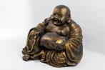 Lachende Boeddha in gelakt composiet., Antiek en Kunst, Ophalen of Verzenden