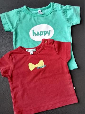 leuke T-shirts maat 56-62 beschikbaar voor biedingen