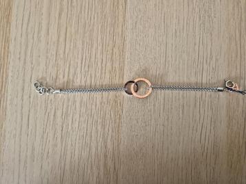 Bracelet acier inox/rose Tommy Hilfiger - Neuf jamais porté 