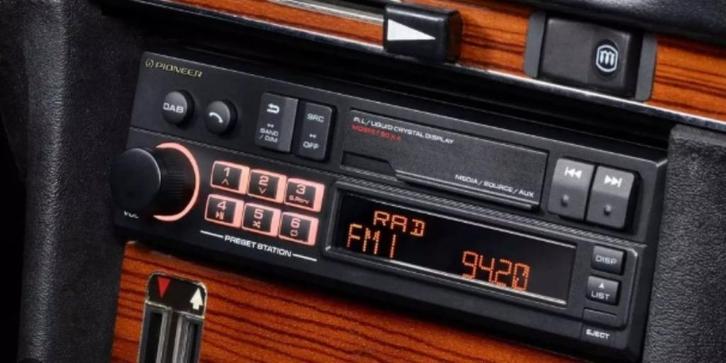 Pioneer SXT-C10PS - 1-DIN retro-autoradio - Klassiekers, Auto diversen, Autoradio's, Nieuw, Ophalen of Verzenden
