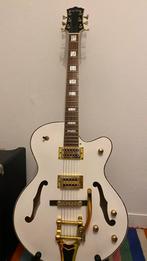 Harley Benton BigTone Trem White, Ophalen, Gebruikt, Hollow body, Overige merken
