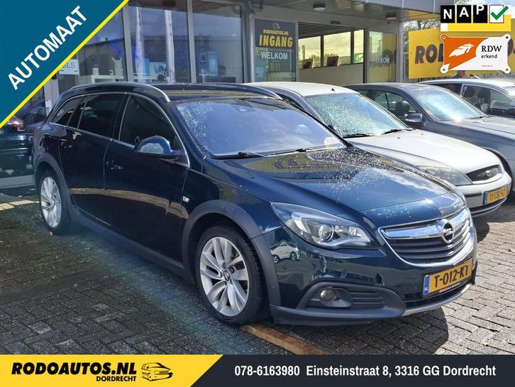 Opel Insignia Sports Tourer 2.0 T Cosmo 4x4 MOTOR DEFECT!, Auto diversen, Ongevalwagen, Opel, Automaat, Benzine, Break, Groen