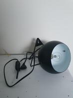 Zwarte tafellamp/spot met vintage schakelaar, Antiek en Kunst, Verzenden