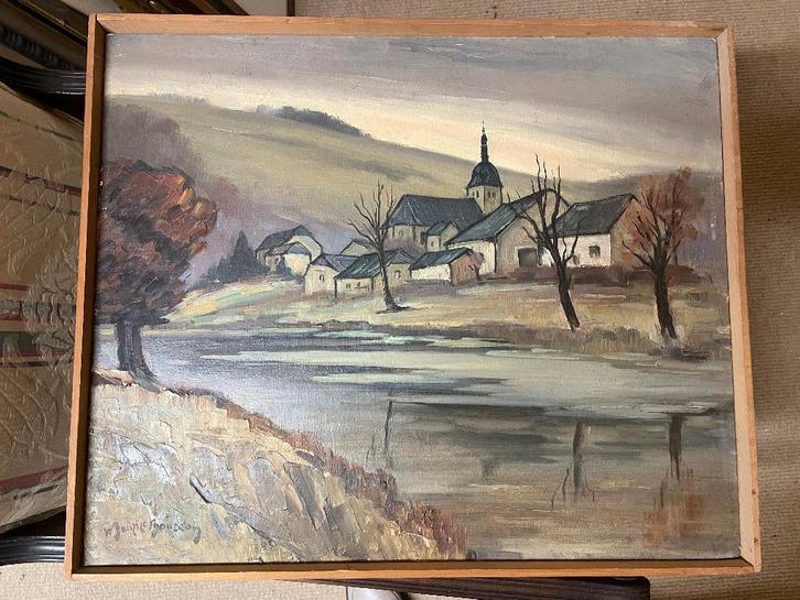 tableau Maurice Bourdon Chassepierre, Antiquités & Art, Art | Peinture | Classique, Enlèvement