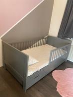 GERESERVEERD Kinderbed met opberglade - grijs, Kinderen en Baby's, Ophalen, Gebruikt, 70 tot 85 cm, 140 tot 160 cm