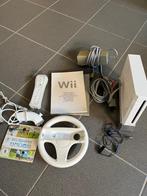 Nintendo Wii kit + controller + stuur + balance board, Ophalen of Verzenden, Gebruikt, Met 1 controller, Met Balance Board