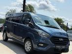 Ford Transit Custom 2.0 TDCi L2H1 9PLACES/ NAVIGATION/ GARAN, Auto's, Ford, Voorwielaandrijving, Stof, Gebruikt, Blauw