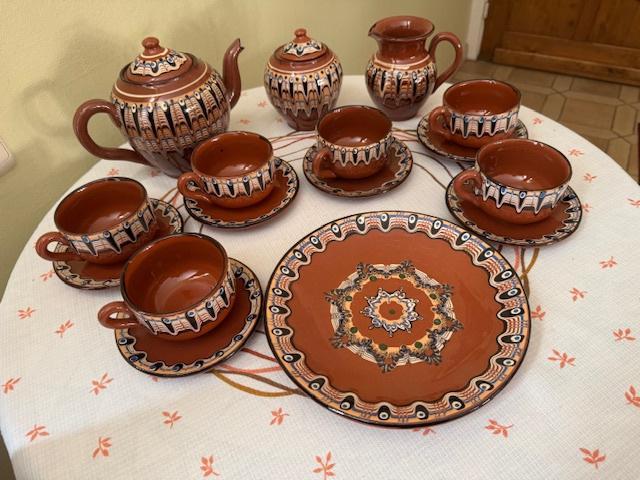 Nieuw 18-delig Bulgaars theeservies – In perfecte staat, Huis en Inrichting, Keuken | Servies, Nieuw, Compleet servies, Overige stijlen