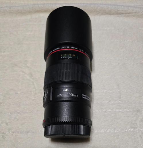 Canon EF100mm f 2.8L USM IS Macro, Audio, Tv en Foto, Foto | Lenzen en Objectieven, Zo goed als nieuw, Macrolens, Ophalen