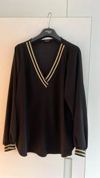 Blouse zwart / goud L, Ophalen of Verzenden, Zo goed als nieuw, Zwart