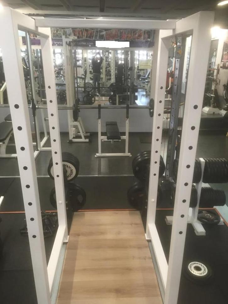Cage Squat/Power Rack, Sport en Fitness, Fitnessmaterialen, Gebruikt, Overige typen, Armen, Benen, Borst, Buik, Rug, Ophalen