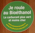 Sticker Je roule au Bioéthanol autocollant, Comme neuf, Voiture ou Moto, Enlèvement ou Envoi