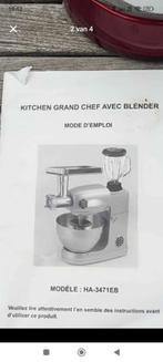Keukenrobot, Elektronische apparatuur, Ophalen, 2 snelheden, 3 tot 4 liter, Zo goed als nieuw