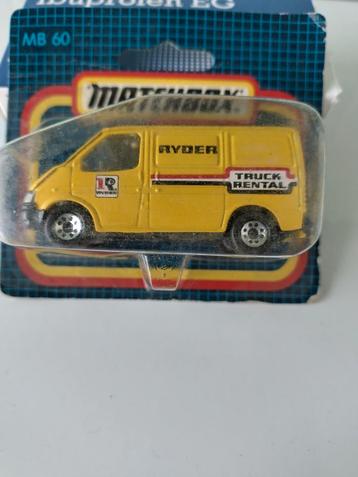 Matchbox Ford Transit Ryder AFHALING LEES BESCHRIJVING  beschikbaar voor biedingen