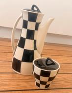 Boch Damier Expo ‘58- koffie- en suikerpot, Antiek en Kunst, Ophalen of Verzenden