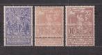 België 1896 OBP 71-73, Verzenden, Postfris, Spoor van plakker