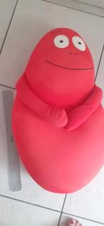 Barbapapa zitkussen/ knuffel 70 cm, Ophalen, Zo goed als nieuw, Rood, Overige vormen
