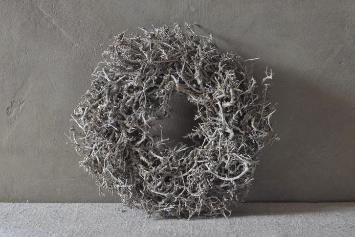 Krans desert bush woestijnstruik naturel 30 cm, Huis en Inrichting, Woonaccessoires | Kransen, Nieuw, Ophalen of Verzenden