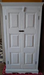 Witte Houten Kinder Kast / Kinderkledingkast, 33x79x153cm, Ophalen, Zo goed als nieuw