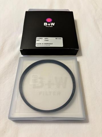 B+W clear 007 filter F-PRO 95 mm beschikbaar voor biedingen