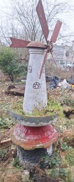 Tuindecoratie Windmolen beton, Ophalen, Beton