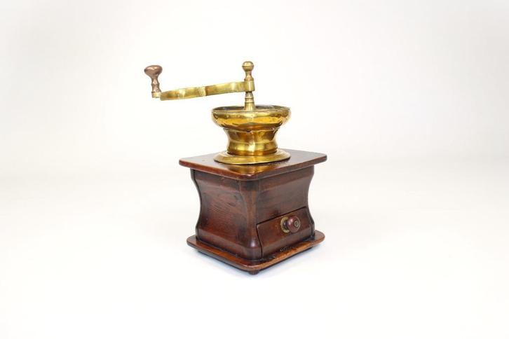 grote oude koperen koffiemolen, Antiek en Kunst, Antiek | Keukengerei, Ophalen of Verzenden