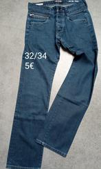 Jeans homme 32/33-34/30-36/30, W32 (confectie 46) of kleiner, Gedragen, Blauw, Ophalen