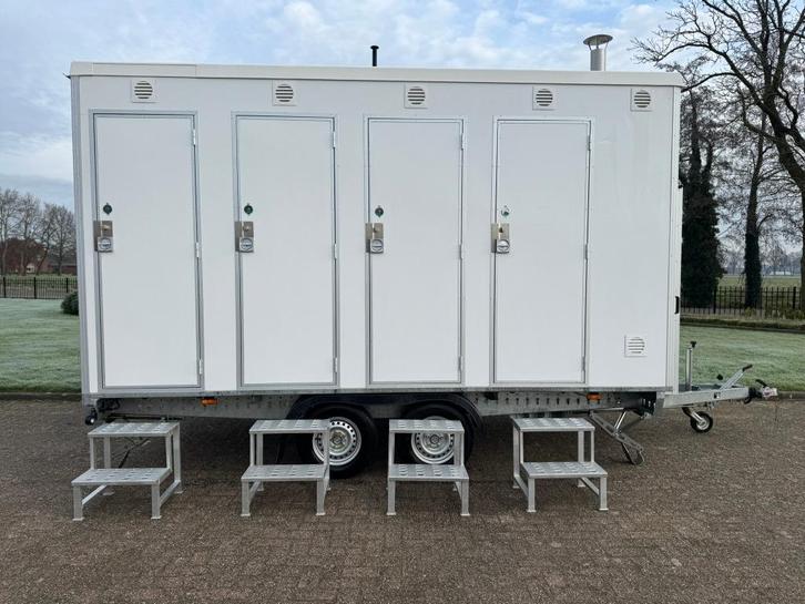 Douchewagen 4 persoons – ZGAN - Ideaal voor verhuur!, Auto diversen, Aanhangers en Bagagewagens, Zo goed als nieuw, Ophalen of Verzenden