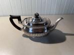 Antieke Engelse Theepot - Art Deco - Zilver Verguld - Houten, Ophalen of Verzenden, Zo goed als nieuw