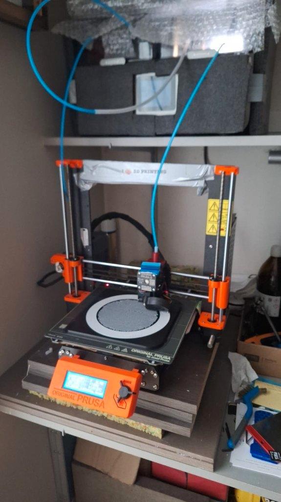 Prusa MK3S+ met 2 extra nieuwe sheets, Computers en Software, 3D Printers, Zo goed als nieuw, Ophalen