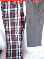 herenpyama's  shirt met lange mouwen + broek maat M, Taille 48/50 (M), Porté, Enlèvement