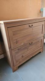 Commode en bois 2 tiroirs (88x44 cm), Maison & Meubles, Enlèvement, Utilisé