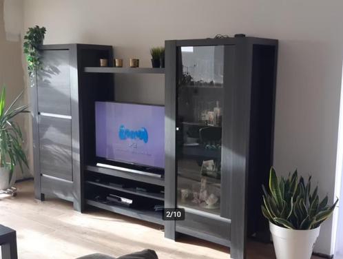 2-delige barkast met TV meubel (regio Aalst), Huis en Inrichting, Kasten | Buffetkasten, Gebruikt, Met lade(s), Met deur(en), Met plank(en)