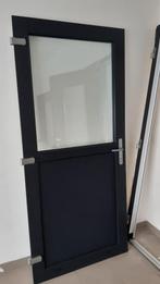 Porte extérieure en PVC avec double vitrage, Bricolage & Construction, Fenêtres & Moustiquaires, Comme neuf, Porte extérieure