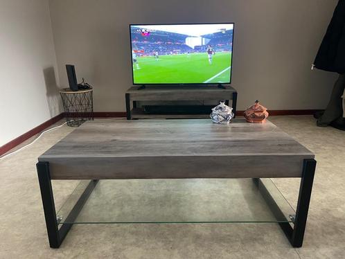 Table Basse + Meuble TV - Cause déménagement, Maison & Meubles, Armoires | Mobilier de télévision, Comme neuf, Autres essences de bois