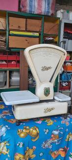 Balance d'épicerie : marque Liège et 12 poids de 2 gr. à 1kg, Elektronische apparatuur, Weegschalen, Ophalen, Winkelweegschaal