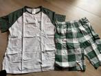 pyjama groen wit h&m 158-164, Nacht- of Onderkleding, Gebruikt, H&M, Ophalen of Verzenden