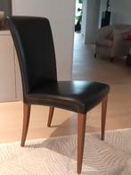 6 Eetkamerstoelen- originele Poltrona Frau, Huis en Inrichting, Stoelen, Ophalen, Zwart, Leer, Zo goed als nieuw