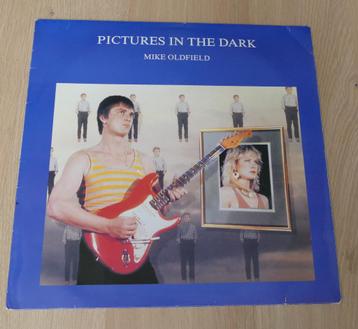 12" Maxi - Mike Oldfield - Pictures In The Dark beschikbaar voor biedingen
