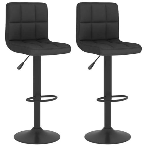 Barkrukken 2 st stof zwart, Huis en Inrichting, Barkrukken, Nieuw, 90 cm of meer, 2 krukken, Ophalen of Verzenden